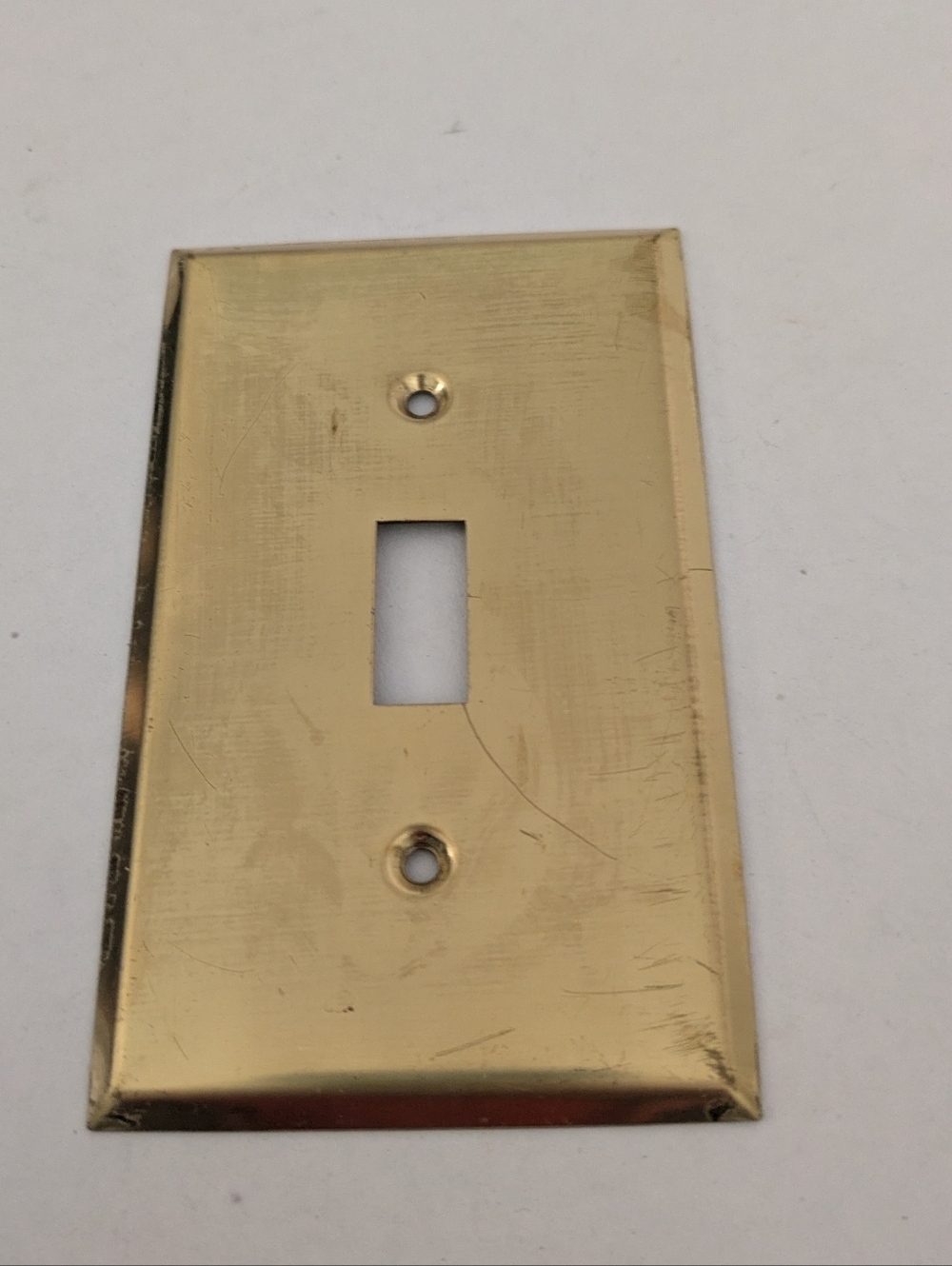 Brass/Gold Plated Light Switch Cover